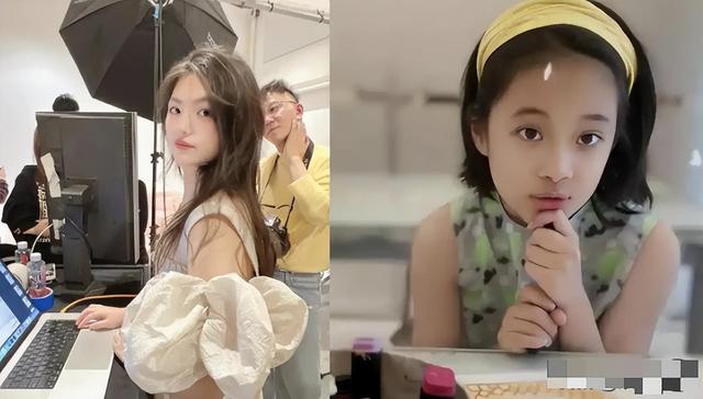 李湘女儿和梅婷女儿同框后，才发现，气质不是用钱就能砸出来的
