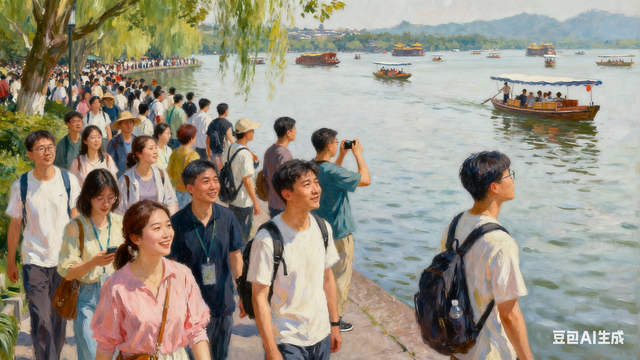 国庆爆棚！单日超3.3亿人次，西湖客流激增65%，错峰出行成主流！