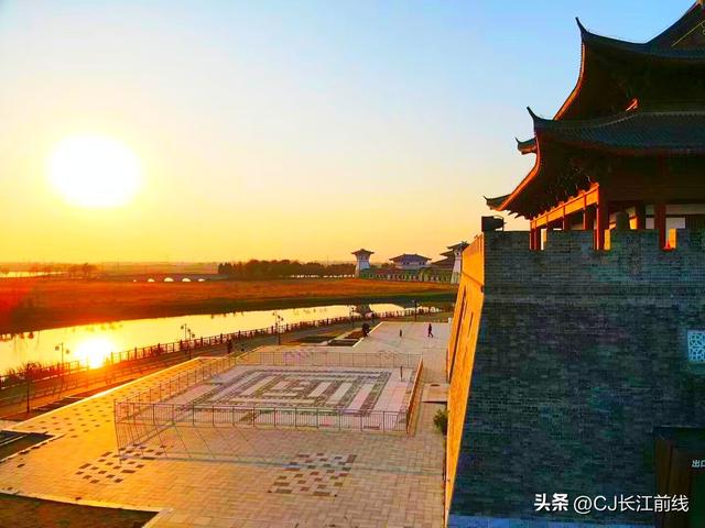 河南淮滨：镇淮楼风光旖旎