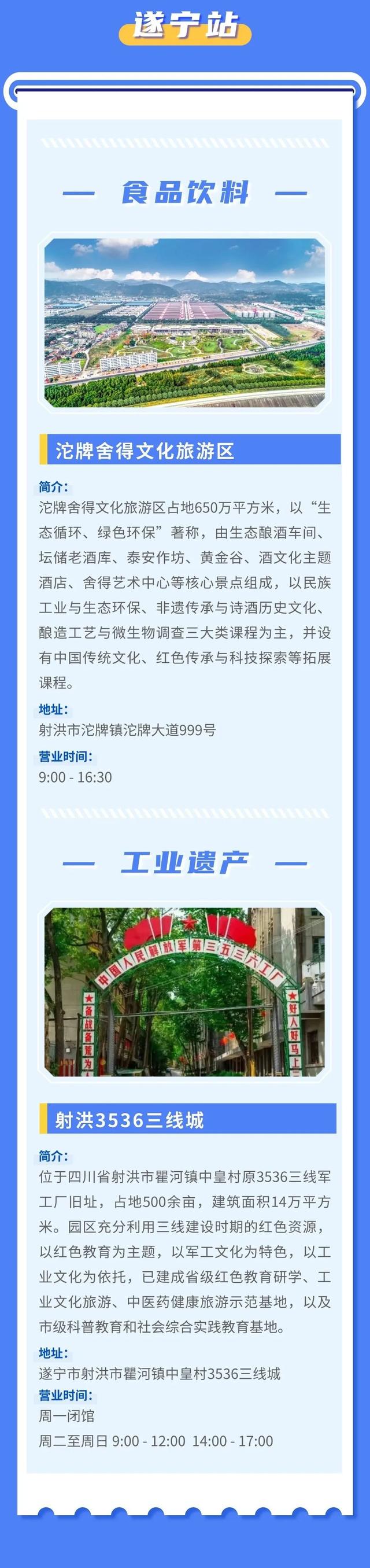 首批四川工业研学旅行点位来了!