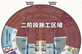 明天起，上海南站请从南进站口进站图片