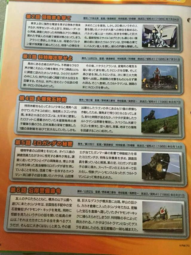 初代奥特曼基础设定篇