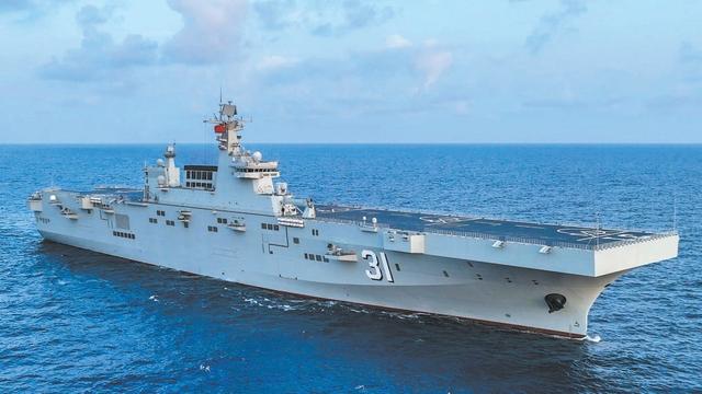 美媒称中国076突击能力超越法国航母