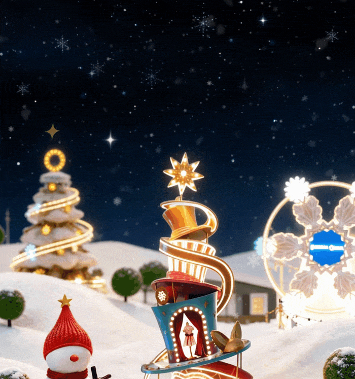 就这样水灵灵出片了？魔都商场限定美景，完美拿捏冬日氛围感！