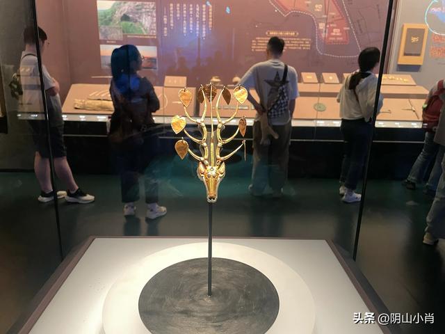 参观内蒙古博物院新馆