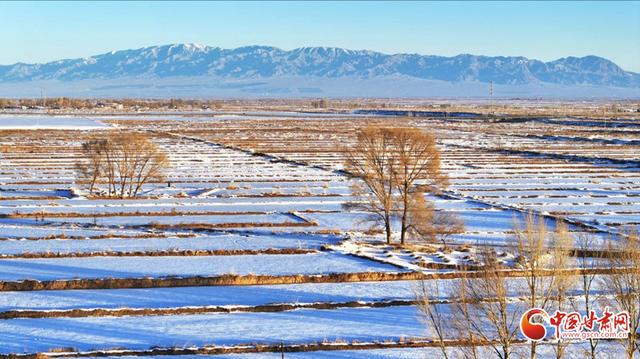 陇拍客丨冬日祁连山壮丽妖娆
