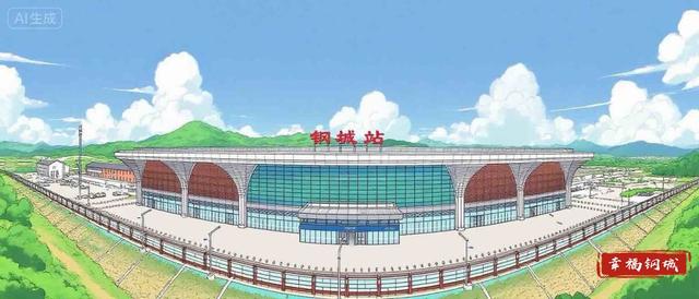 【图说钢城㉜】绝美！AI绘就二次元梦幻钢城