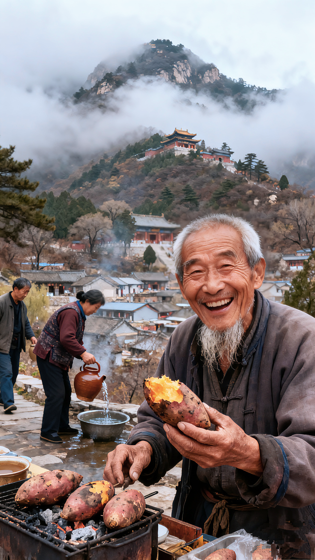 《金陵一对. 联连中国》上联: 潭柘气吞太行脉飘幽州；