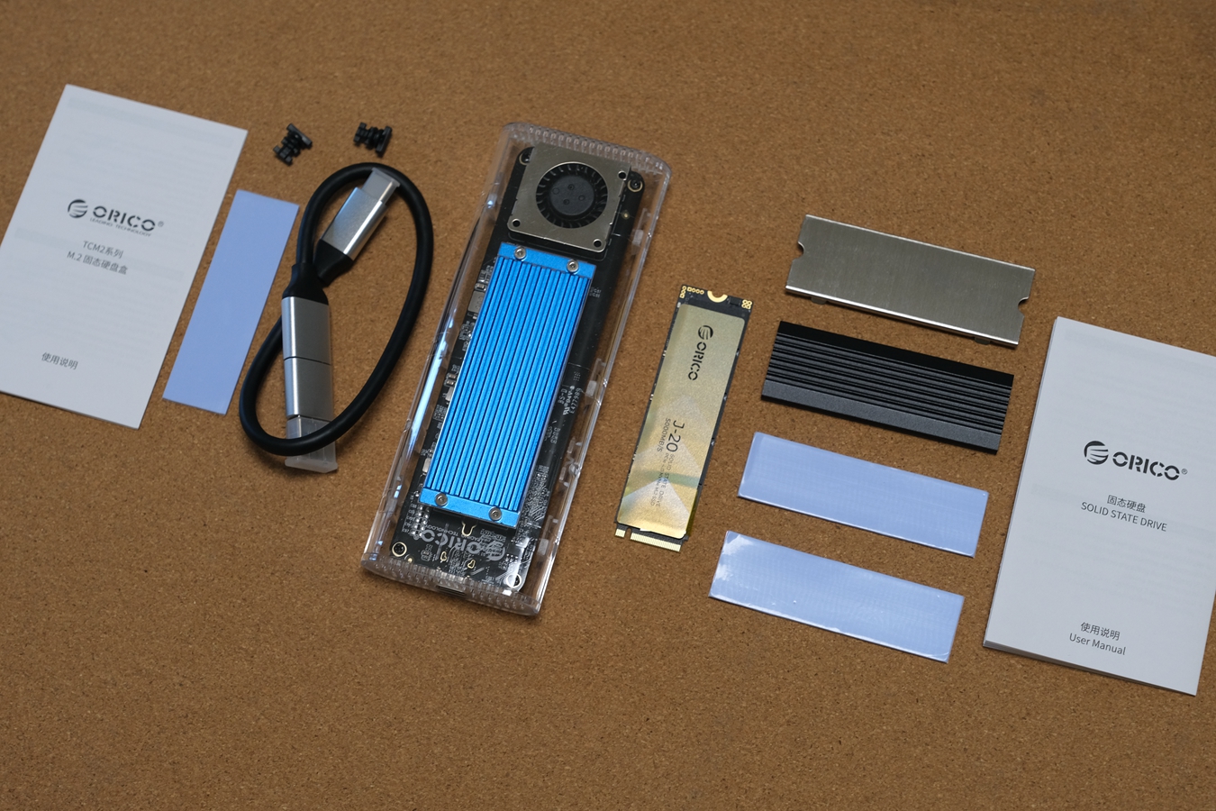 追求飞快的感觉,ORICO J-20 SSD+USB4硬盘盒套装评测