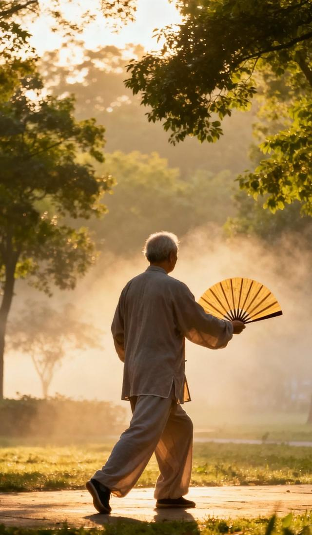 公园里一位80岁大爷教我‘慢走’：我才明白以前只能算‘溜达’