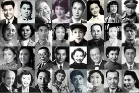 上影厂34位高寿明星今昔照，如今宏霞李玲君94岁，牛犇吴云芳90岁图片