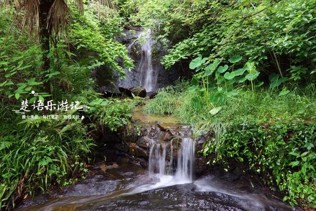浙江宁波的4A级风景区，峡谷瀑布成为亮点，清静凉爽游玩很惬意