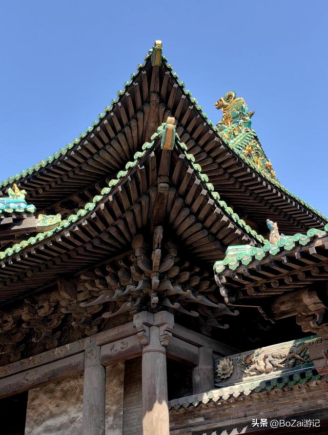 山西琉璃之乡王炸！城隍庙七踩三昂殿，比故宫还惊艳