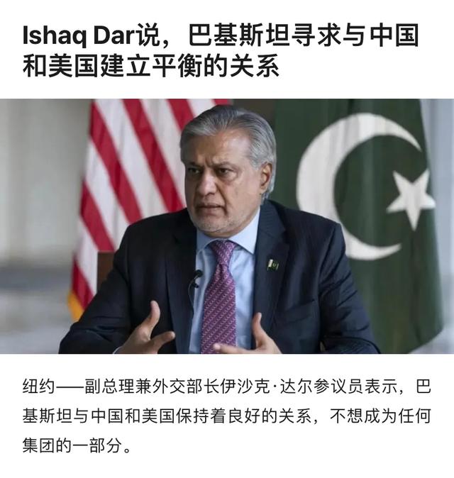 在中美间走平衡 巴铁外长很现实