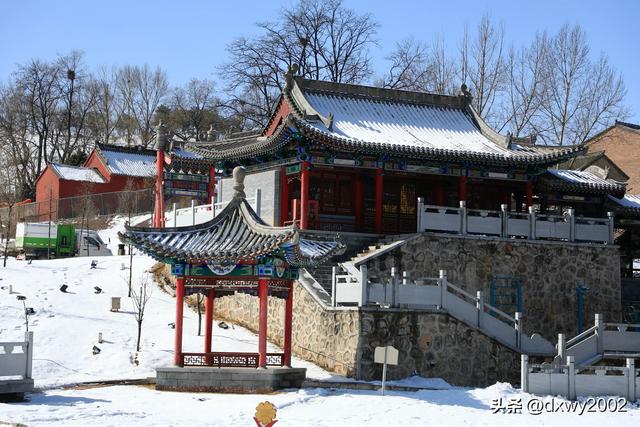 山西陵川雪后现雾凇美景