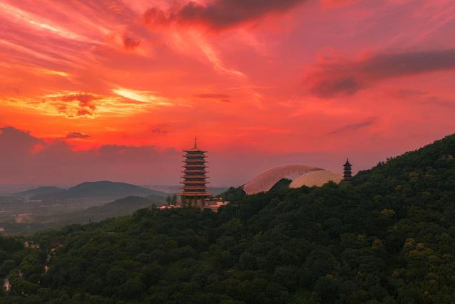 这是南京牛首山接下来的风景预告