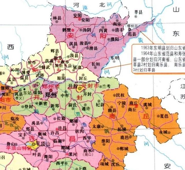 1958年河南开封下辖2市21县，或许是繁华开封的最后一瞥！