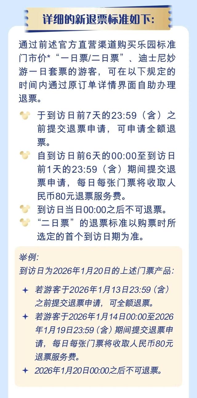 突然宣布：上海迪士尼将支持退票！“不可退票”规定成历史