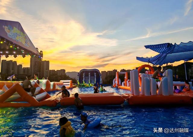 亲水项目点燃高新区夏夜活力