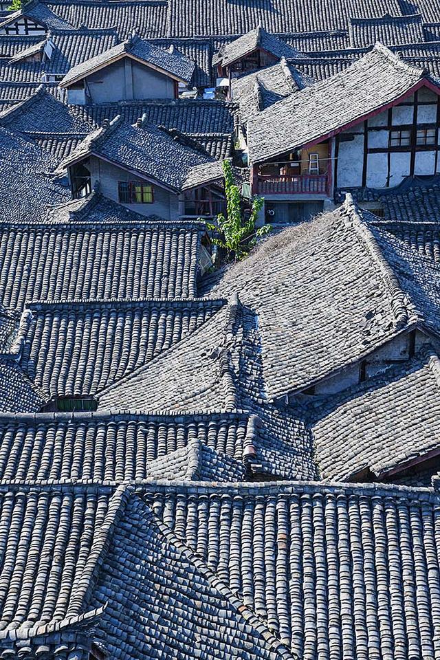 2024深秋四川行14 阆中古城2嘉陵江游船码头、华光楼、中天楼