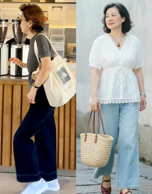 女人上了年纪，最好别穿这3种“阔腿裤”，看着显老、廉价还油腻