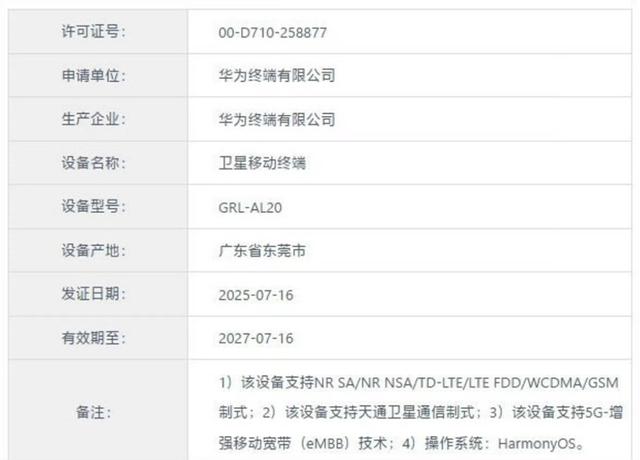 华为Mate XT2三折叠顺利入网：搭载卫星通信与纯血鸿蒙