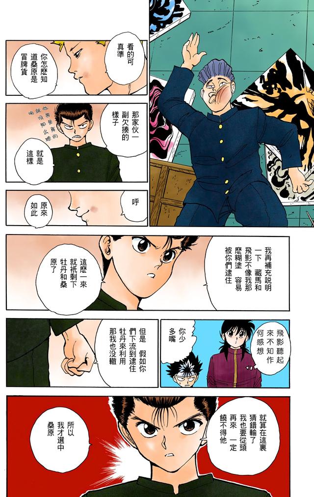漫画 欣赏 - 幽游白书（彩色版） 13