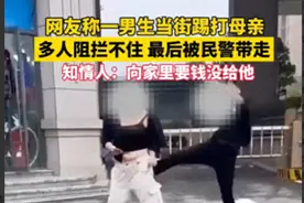 男孩殴打母亲后续：结局出乎意料， 孩子下午被领走，评论区沸腾了图片