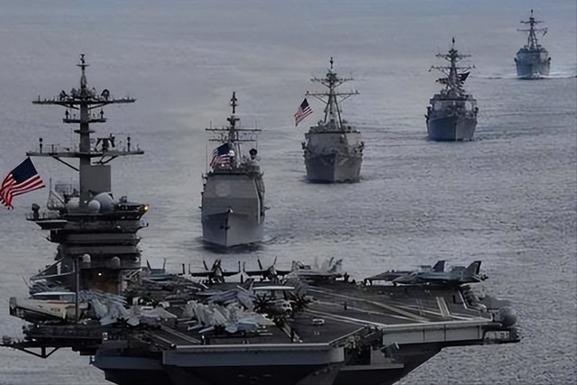 上百架美军机集结亚太，只等特朗普下令，中方上千艘船严阵以待