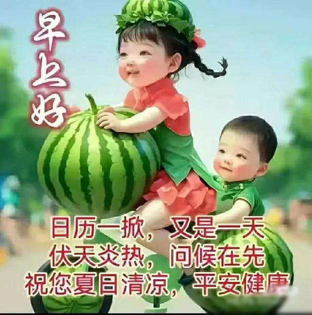 早上好早安祝福美图/静观天边云卷云舒，笑看庭前花开花落