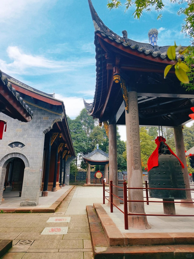 成都地铁10号线直达的小众银杏观赏地，自助美味斋饭好吃到爆！