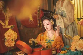 唐代女人有多开放？透过《簪花仕女图》，看中晚唐以胖为美审美观图片