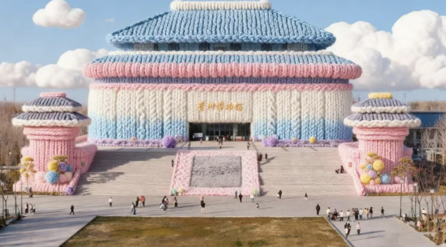 萌化了！潍坊全城“穿”毛衣~