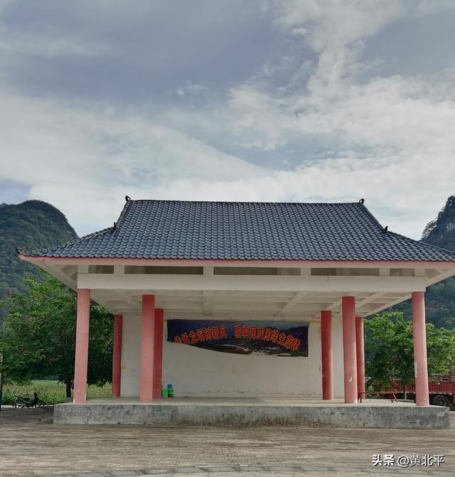 广西崇左市天等与大新接壤的小乡镇，地方不大但场镇建设非常漂亮