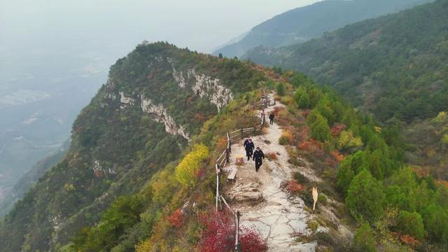 龙山石窟映红叶，崛围山间燃丹枫！太原警方 “美景+安全”双护航，秋游放心冲