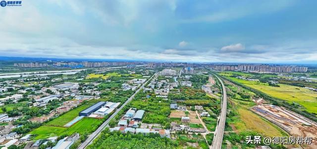 国际大都市——德阳；无缝接壤广汉，直接包裹黄许