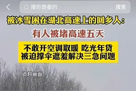 被困湖北高速的人：一个比一个惨，有人被困5天6夜，有人憋尿一天图片