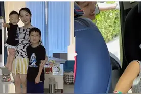 【爆笑一幕】小男孩突然见到舅妈穿警服，结果却吓得哭个不停图片