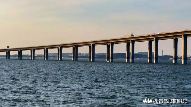 上周末，城阳“海上穿越大桥”环游航线火了！有人专程为它来青岛