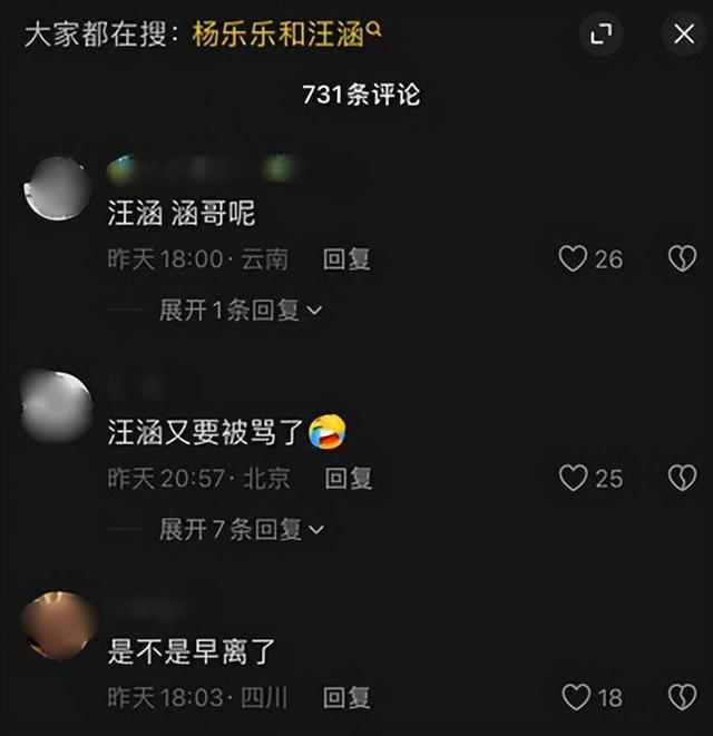 汪涵妻子杨乐乐患阑尾炎独自住院