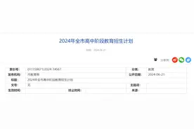 2024年襄阳高中阶段教育招生计划发布图片