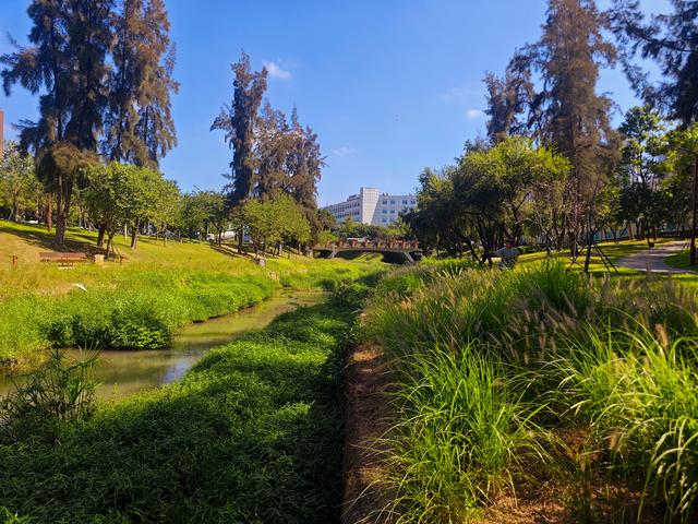 从学苑大道入大沙河绿过大学城后进深圳弯公园流花山景点【高清】