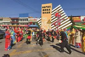 文水西峪口混秧歌 北京载誉归来 家乡再展风采图片