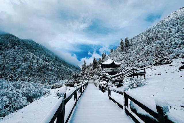 欢庆元宵 | 达古冰川4860米冰川雪境，美到心颤