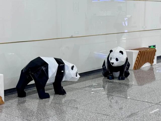 今天坐地铁去看熊猫，再适合不过了！