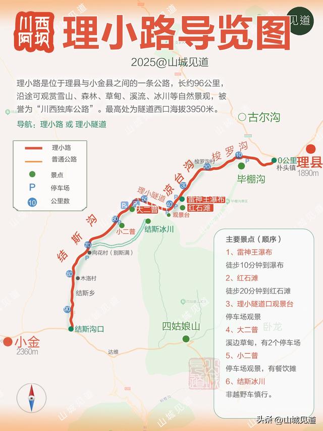 川西理小路详细游玩攻略