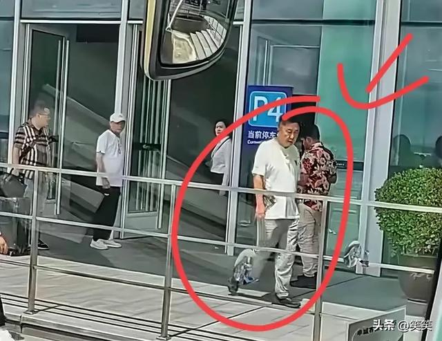 郭德纲一家现身上海，王惠穿绿裙胖到没脖子、10岁郭汾阳长歪了