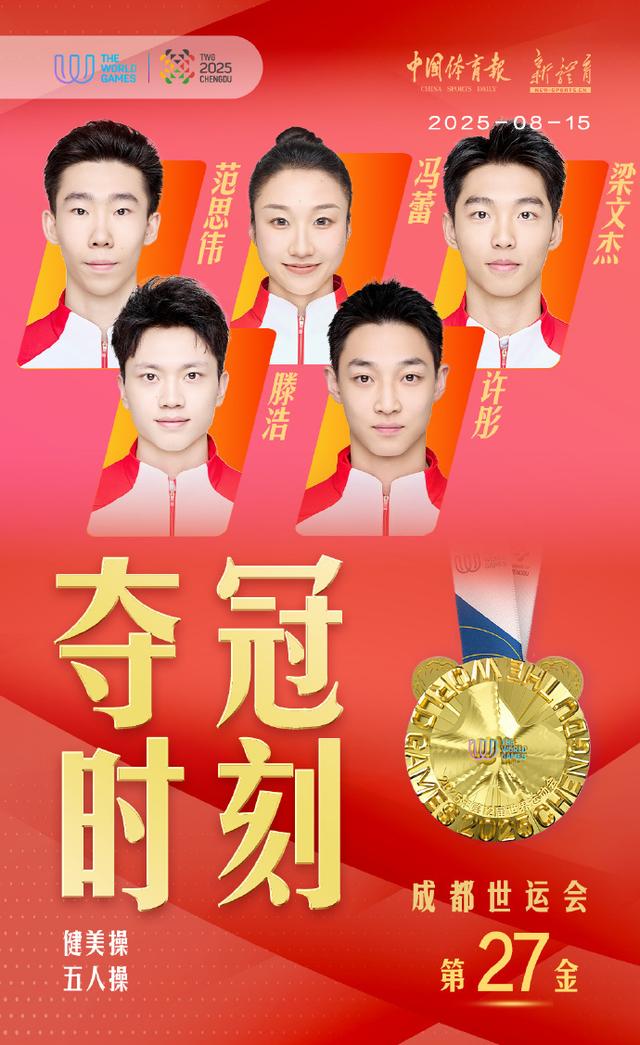 世运会金牌榜：中国31金无敌第一，日本7金、美国8金、德国17金
