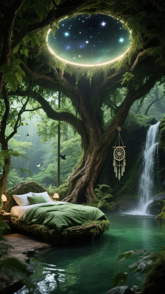 这间卧室，藏着我想要的森林梦境