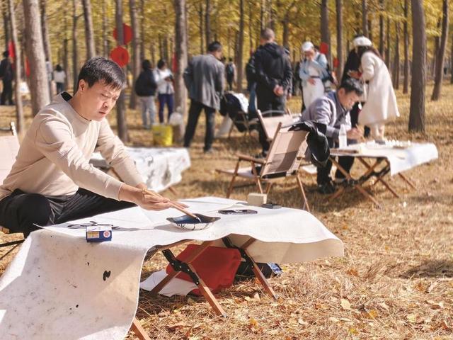 美在邯郸 | 曲周县千亩银杏林迎来最佳观赏季——千蝶化作一城金